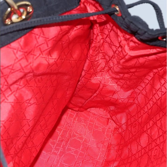 CHRISTIAN DIOR Lady Dior Cannage Handbag Black Gold | RARE VINTAGE AUTHENTICATED - Picture 11 of 13